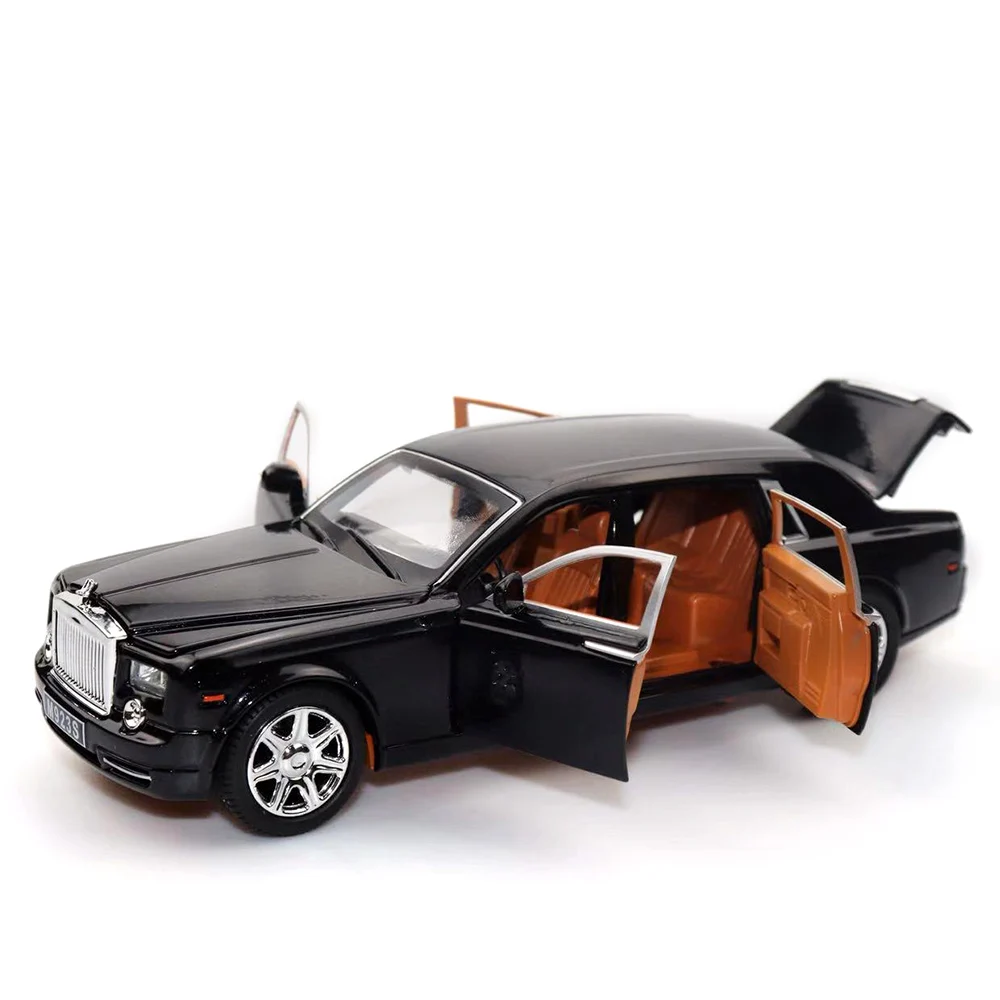 Goede 124 Zes Deuren Open Rolls Royce Metalen Model Auto Speelgoed Hoge Schaal Simulatie Model Legering Speelgoed Voertuig cadeau Voor Kinderen