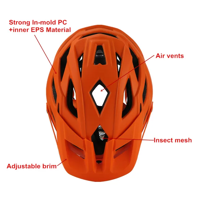 "Cairbull" Studie XC für Mountain-Road-Scooter-Helm, ultraleicht nur 280g in Größe 55-61cm UNISEX 4