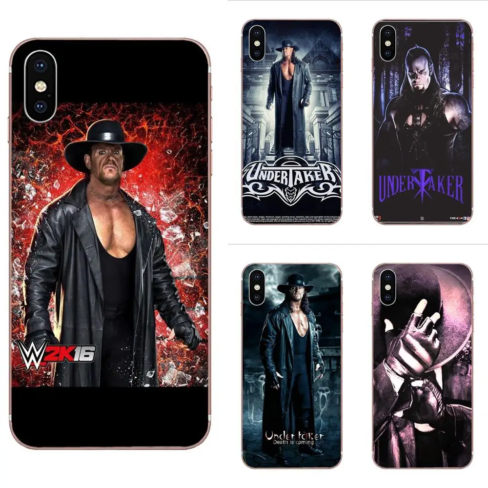 

Luxury Hybrid Phone Case Wrestling Superstar The Undertaker For Xiaomi Redmi Note 2 3 3S 4 4A 4X 5 5A 6 6A Pro Plus
