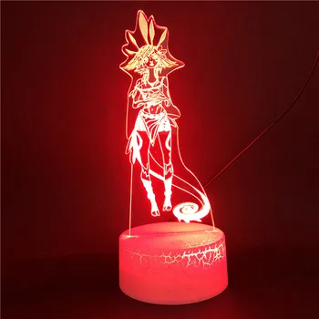 

Smart Phone Control League of Legends game Neeko Touch Sensor multi-color Color with Remote LED Night Light hot selling