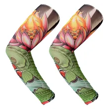 Теплые руки унисекс быстросохнущие УФ-защита открытый бег дышащий солнцезащитный рукав кожа протеив татуировки рукава