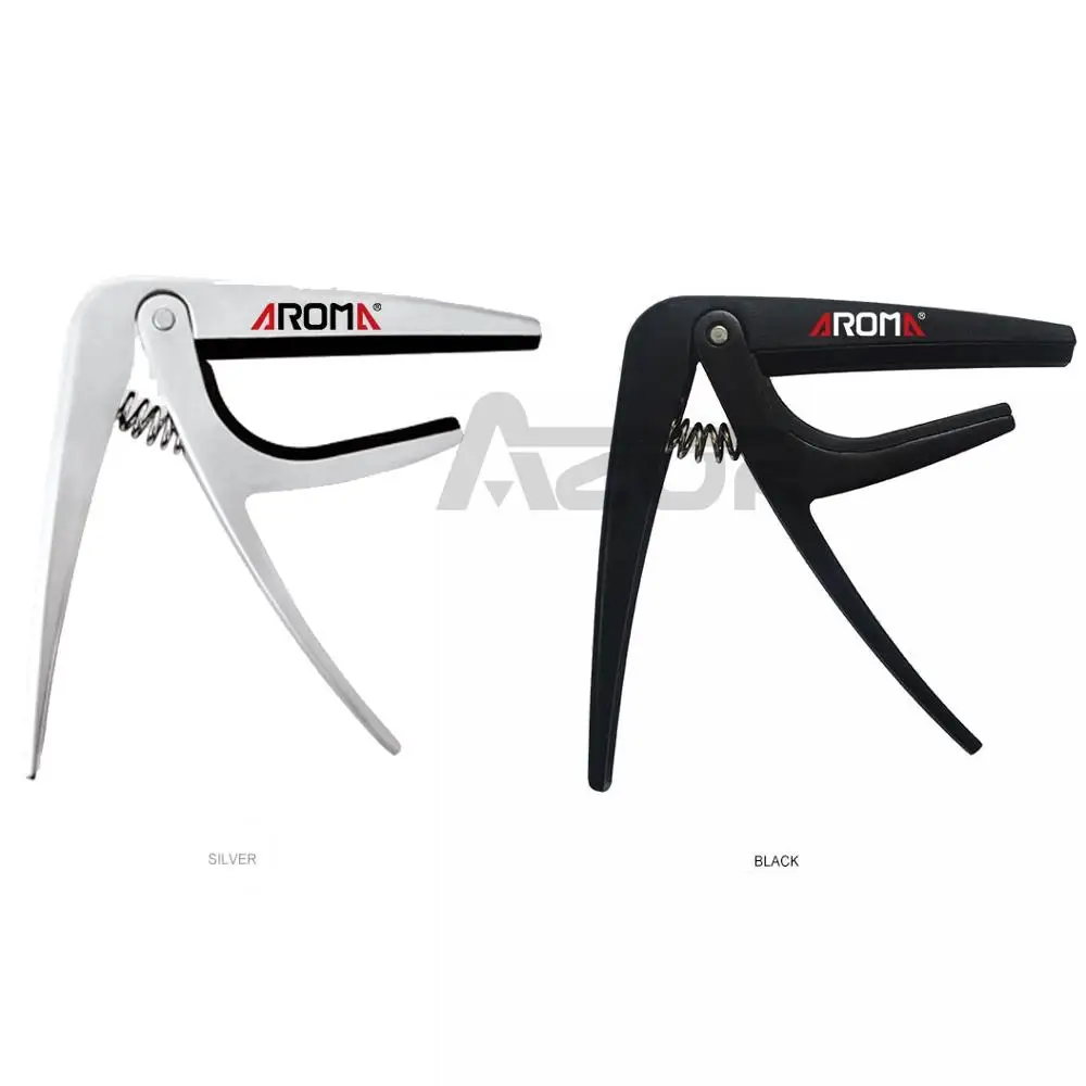 

Aroma AC-03 Guitar Capo Zinc Alloy Material Capo for Ukulele First Class Silicon Cushion Material Guitar Accessories Pedal Capo