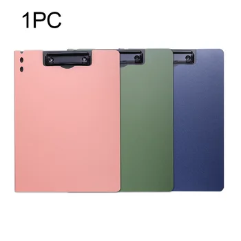 

A4 Stationery PP Work Conference File Folder With Metal Clip Vertical Type School Solid Portable Home Office Document Organizer