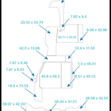 2004 Chaparral 310 плавающий шаг и коврик для кокпита лодка EVA Тиковый настил 1/" 6 мм