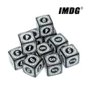 10pcs/pack Acrylic D6 Carved Pattern Dice 6-sides Accessories Polyhedron Colorful DND Dice Digital Game Dice ► Photo 3/6
