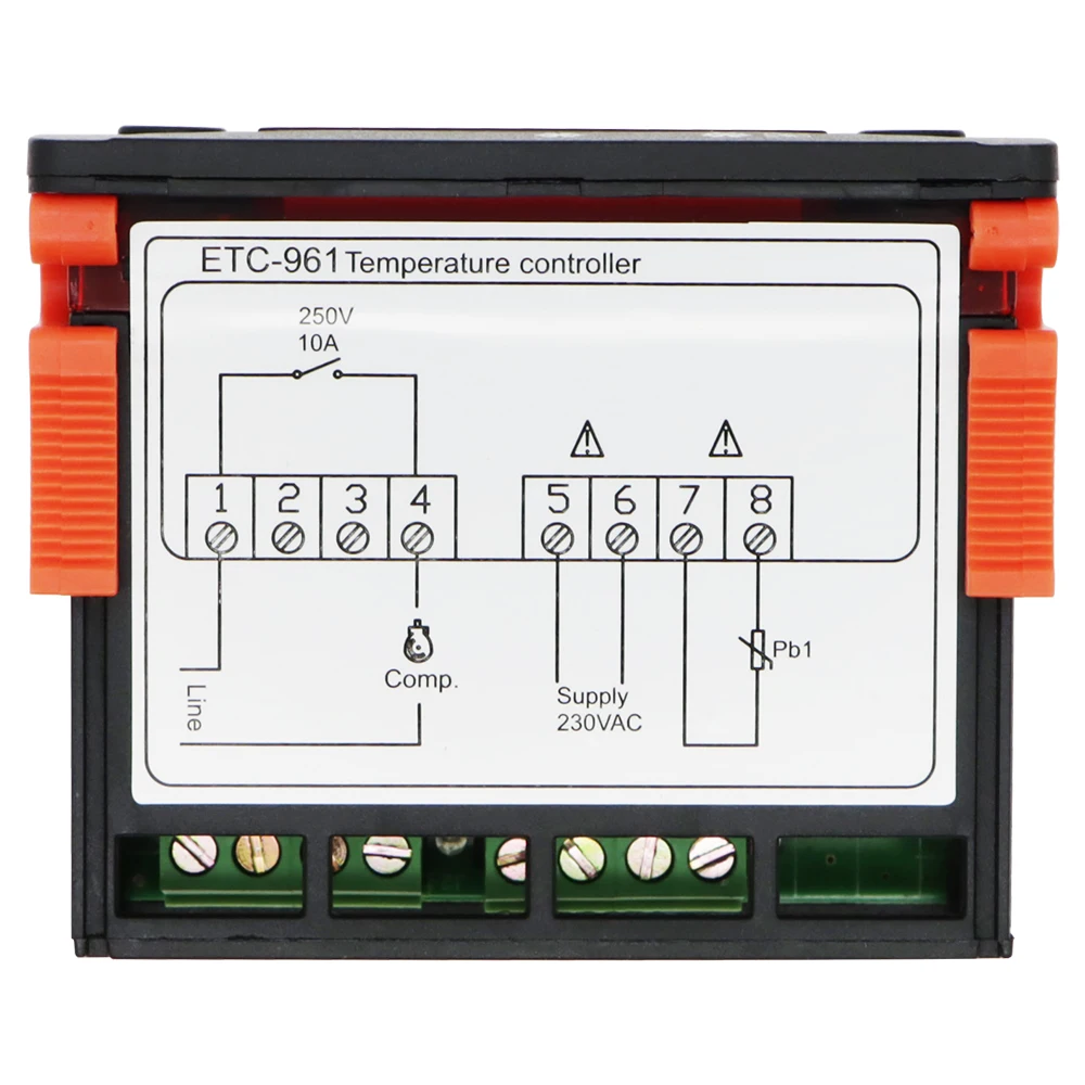 e higrômetro com sensor ntc, 220v, 50% de desconto
