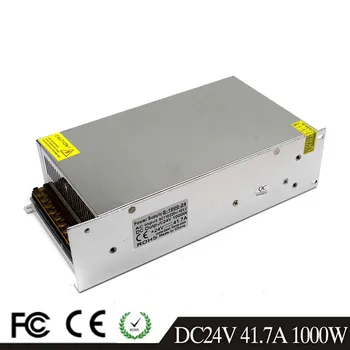 

Universal DC24V Power Supply 41.7A 1000W Driver for LED Strip Light Lamp CNC CCTV Transformer 220V 110V AC To DC 24V Output SMPS