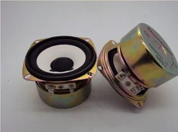 

2pcs Antimagnetic 3 inch full range speaker / treble midrange bass paper cone speaker audio Bluetooth card 4Ohm 7W