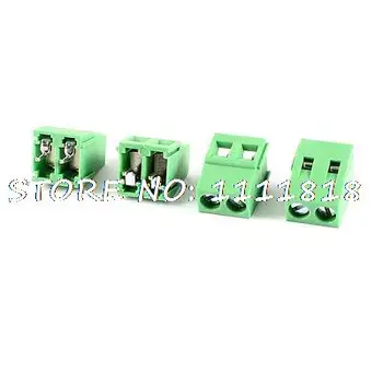 

4 Pcs AWG22-12 5mm Spacing Pluggable PCB Mount Screw Type Terminal Block