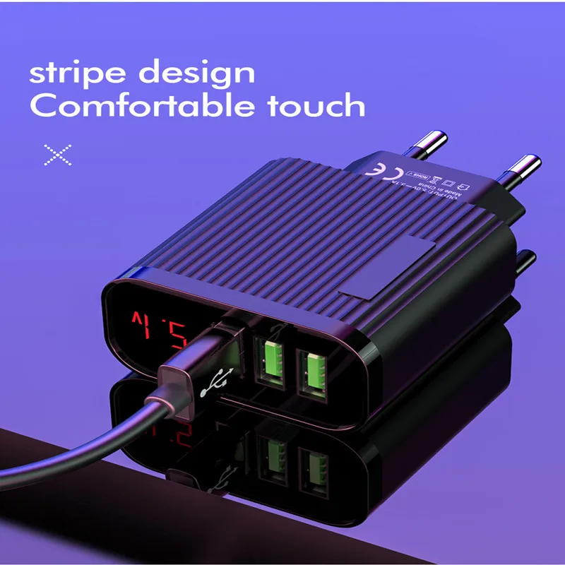 Быстрое зарядное устройство с 3 USB-портами и поддержкой быстрой зарядки 15 Вт |