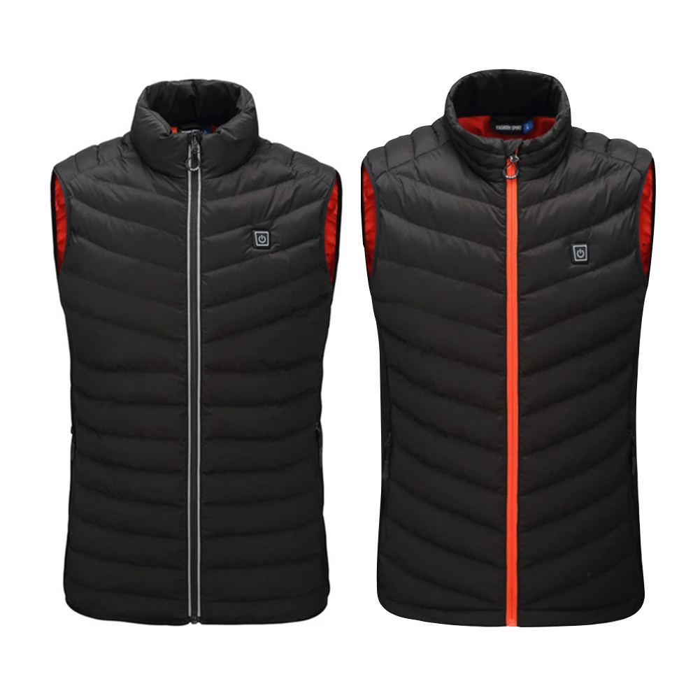 Heated Vest Warm Body Electric USB Heating Coat Jacket Winter Men Women Clothing