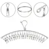 8/10/20 Pegs Portable Bathrooms Cloth Hanger Rack with clips Clothespin Clothes Hangers Socks Bras Towel Underwear drying Clips 3