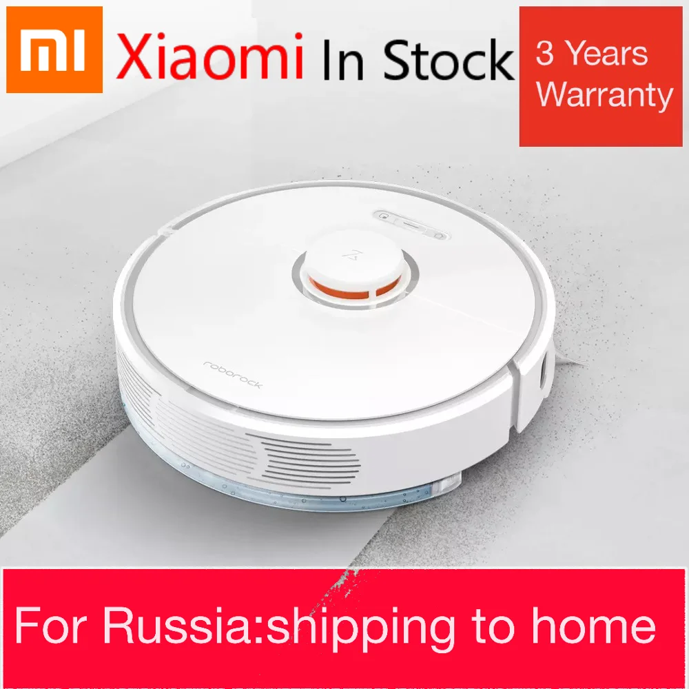 

Instock 2019 New Xiaomi Roborock Robot Vacuum Cleaner T61RR Original Smart Low Noise Rock Navigation Sweeping Vacuum Cleaner