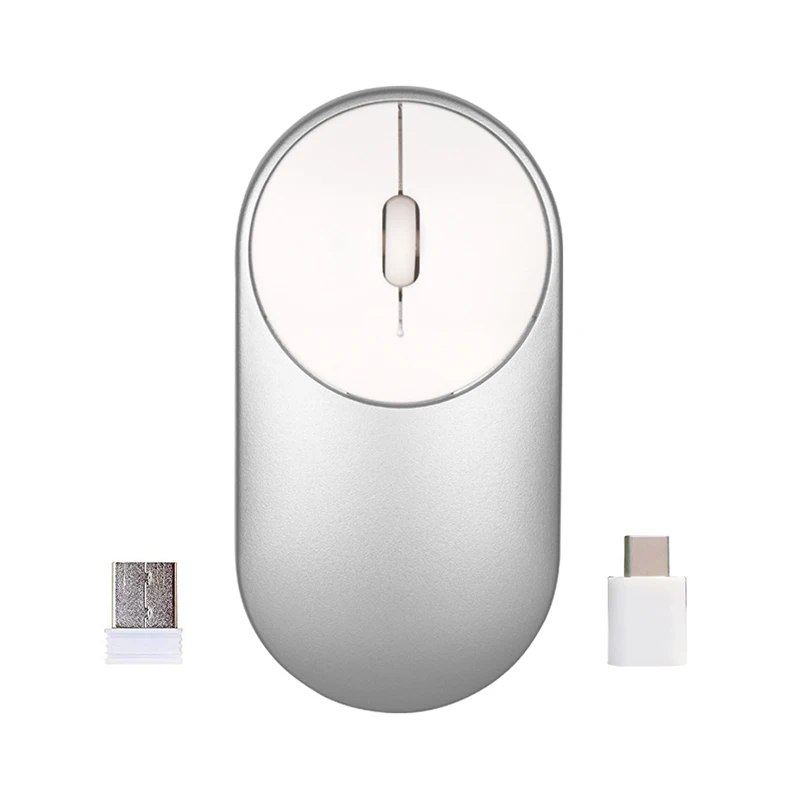 Высококачественная беспроводная мышь type C USB два приемника двойного назначения оптическая эргономичная для мобильного компьютера