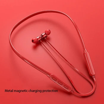 

Bluetooth Earphone Wireless Headphones With Mic Dual Driver 14H Playback Stereo Neckband Headset For iPhone Xiaomi