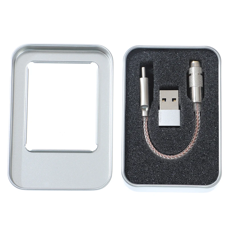 Type-C To 3.5mm 32 Bit/384kHz DSD64/128 HiFi DAC Audio Adapter