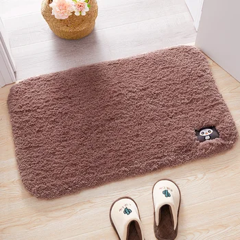 

Solid color doormat, doormat, bathroom, bathroom, doormat, water absorption, antiskid, doormat, bedroom, bedside, blue carpet