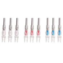 

3pcs/Pack Lighted Nocks 4.55cm ABS Archery Automatically LED Lighted Arrow Nocks Tail Glowing Arrow Shaft Tail