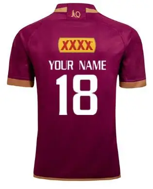 Print name number QUEENSLAND MAROONS Регби Джерси Размер: S-3XL - Цвет: Print name number