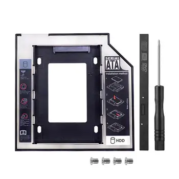 

9.5mm Notebook Optical Drive Bit Hard Drive Bracket Solid 2.5 Hard Inch SSD Mechanical State Bracket Drive W1Y7