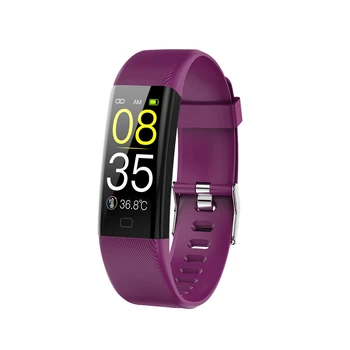 

Men Women Fitness Tracker Blood Pressure Bluetooth Date Smart Bracelet Gift Heart Rate Monitor Clock Outdoor Sports Step Counter