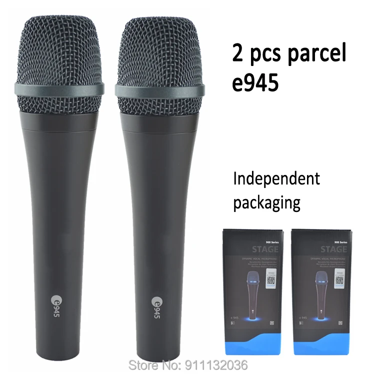 E945 New version микрофон Wired Dynamic Cardioid Vocal Professional Microphone Studio Mic e945 for PC gaming karaoke,With Logo 