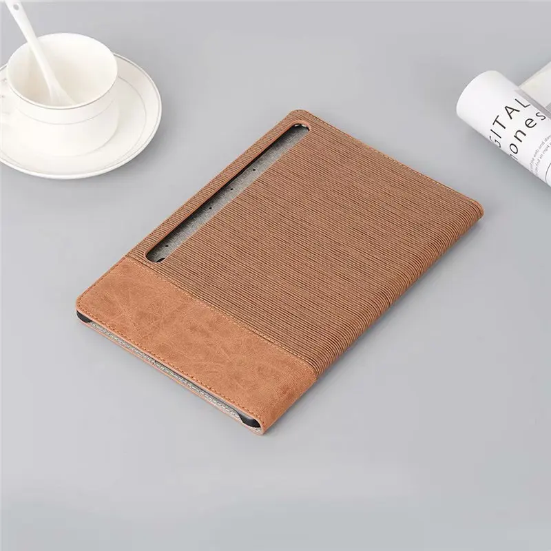 Light Brown Роскошный Магнитный чехол для samsung Galaxy Tab S6 10,5 дюймов T865 SM-T865 sm-t860 Smart Cover Funda Tablet из искусственной кожи с подставкой - Цвет: Light Brown