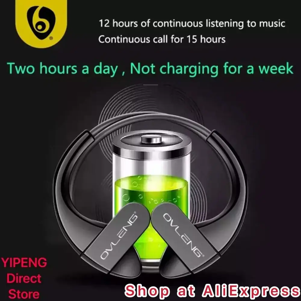 OVLENG S13 Wireless Bluetooth Earphones with Microphone Handsfree for Smart Devices Sport Waterproof Earphone