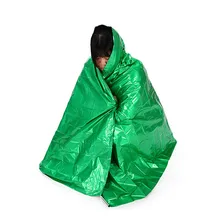 Открытый водонепроницаемый туристический кемпинг коврик первой помощи спасательная палатка одеяло можно использовать повторно спасательное военное одеяло# p4