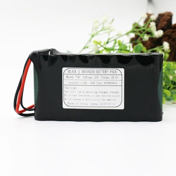 

KLUOSI 24V Battery 7S1P 29.4V 3.5Ah NCR18650GA Li-Ion Battery Pack with 20A BMS Balanced for Electric Motor Bicycle Scooter Etc