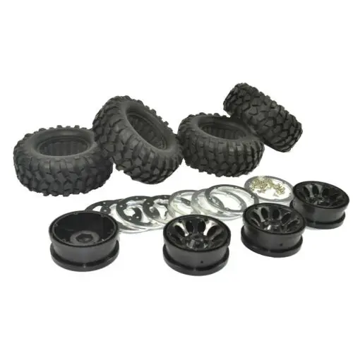 

ARC0033 1/10 Crawler 96mm Tire Set 1.9Inch Beadlock Wheels Rims for RC4WD D90 Tamiya CC01 High Quality 1:10 RC Car Wheel Rims