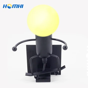 

niches for decoration cottage headboard luminaria lampshade children room deco salon nordic skateboard boy wall light fixtures