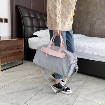 

Large Capacity Sports Bag,Yoga Bag,Swimming Bag,Wet and Dry Separation,Independent Shoe Position,Nylon Waterproof