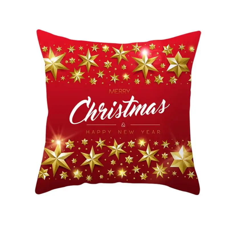Рождественский Чехол на подушку, декоративная наволочка 45*45 см, хлопок, Llinen, новогодний декор, наволочка для подушки, рождественский подарок - Цвет: N