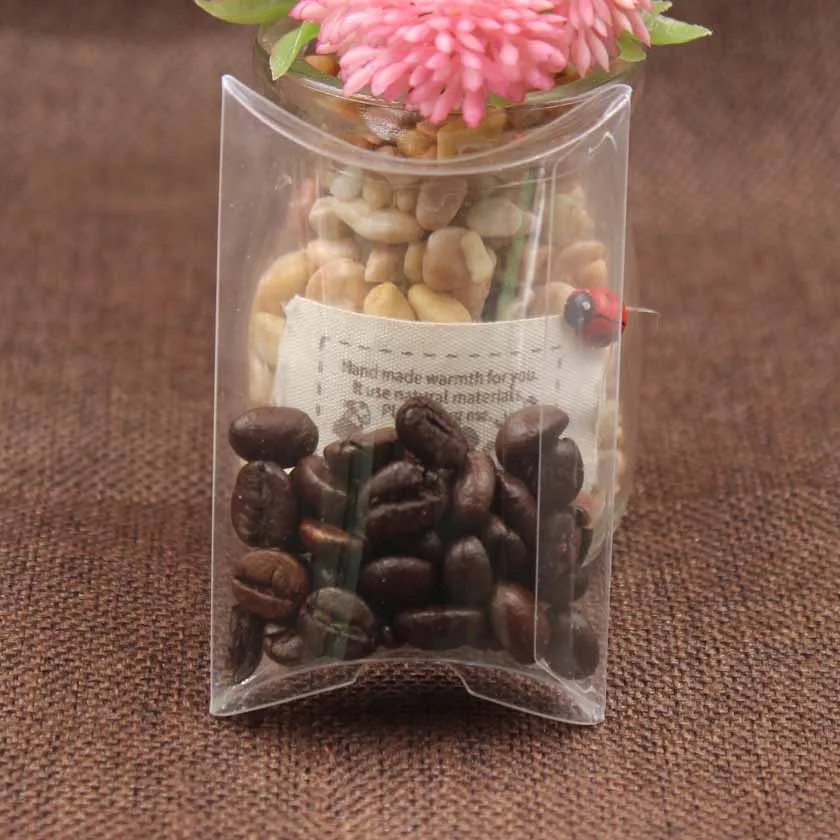 

20pcs 12.5*8*2cm new style plastic packing boxes small clear transparent boxes for chocolates display pvc gift packaging box
