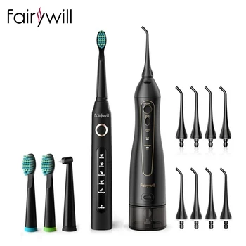 

Fairywill 300ml Portable Oral Irrigator USB Rechargeable Dental Water Flosser Jet Irrigator Dental Teeth Cleaner 3 Modes