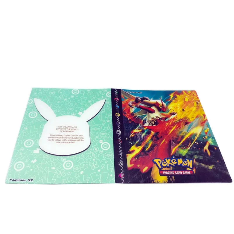 Мультфильм Аниме Карманный 240 шт держатель альбомная игрушка Коллекция Pokemones карты Альбом Книга топ для детей подарок - Цвет: 5