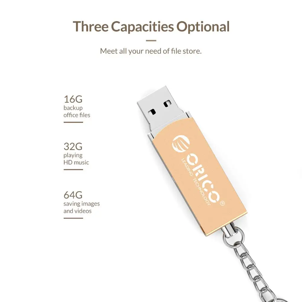 Оригинальный USB флеш накопитель ORICO 64 ГБ 32 16 u диск 2 0 Диск 0|USB флэш-накопители| |
