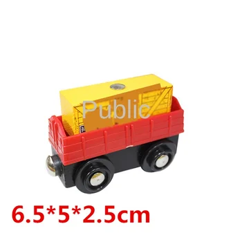 

EDWONE wooden magnetic train for Tmas wooden tracks can be connected to the Tmas train variety wooden trainE11 dinosaur