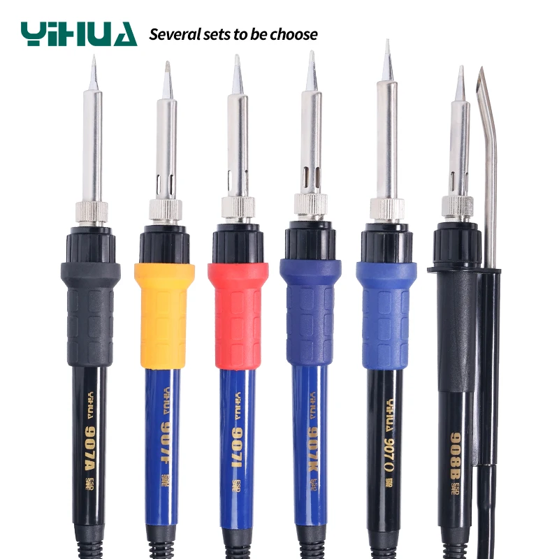 Soldering Iron Handle YIHUA 907A 907G 907I 907F 908A 908B 907K 900H Soldering Iron Handle 878A 8786D 853AAA 995D+ 862BD+ 992DA+ Soldering Station