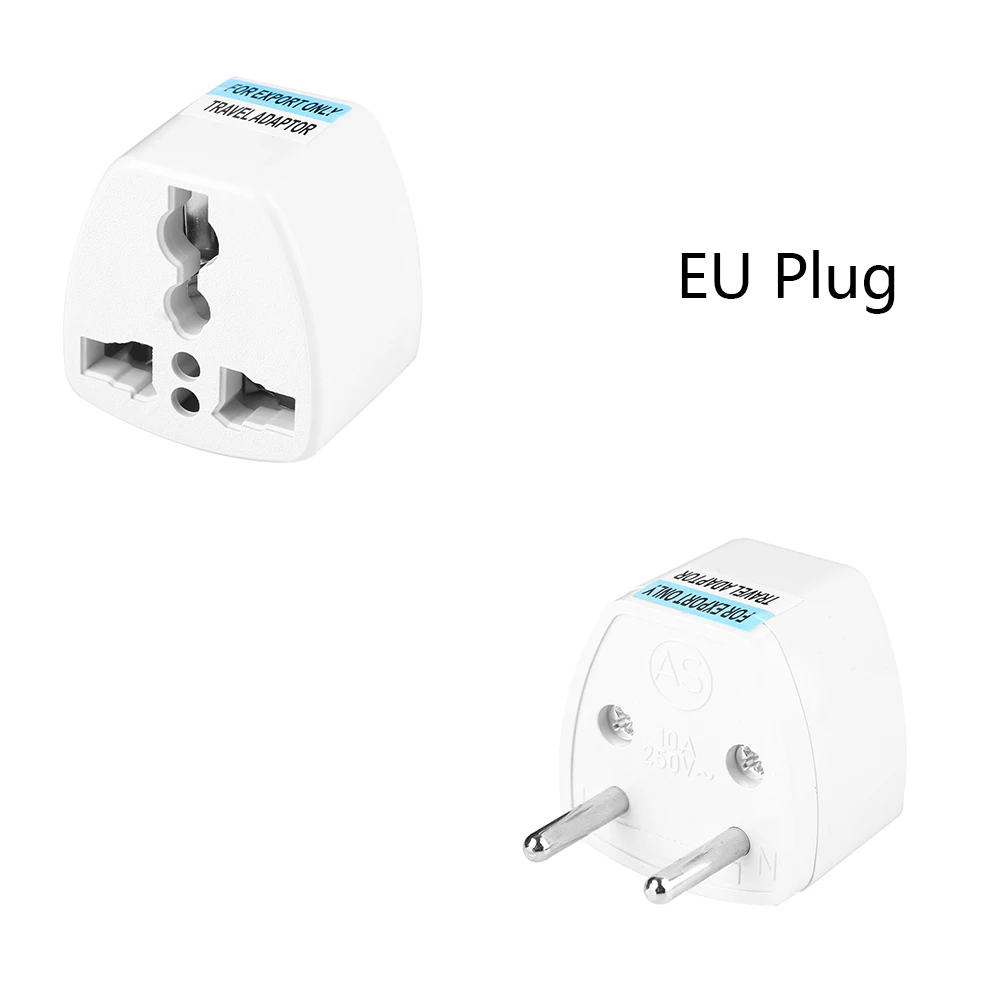 EU Plug Высококачественный Белый Универсальный US EU AU конвертер в UK HK 3 Pin AC Путешествия Разъем питания зарядное устройство адаптер разъем переходник Великобритании - Цвет: EU Plug