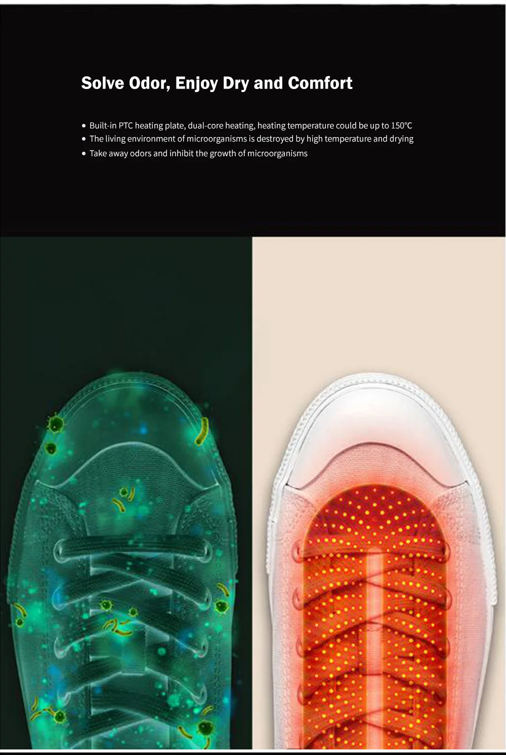 Портативная электрическая сушилка для обуви дезодорирующая стерилизация осушитель для обуви запеченная сушилка для обуви сушильная машина для носков обуви