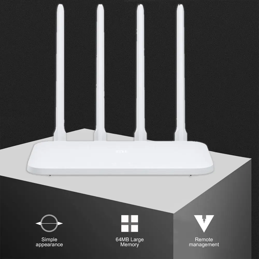 Xiaomi роутер 4C высокоскоростной Wifi 802,11 b/g/n 2,4G 300 Мбит/с 4 антенны Смарт-приложение управление полоса беспроводные роутеры ретранслятор