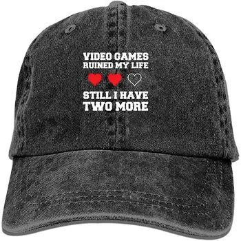 

Baseball Cap-Video Games Ruined My Life Still Cowboy Hats for Mens Women Dad,Sports Baseball Caps
