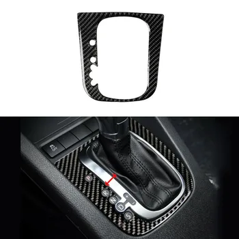 

1Piece Car Auto Carbon Fiber Gear Shift Panel Cover Trim For Golf 6 MK6 2008-2012 Automotive Interior Stickers