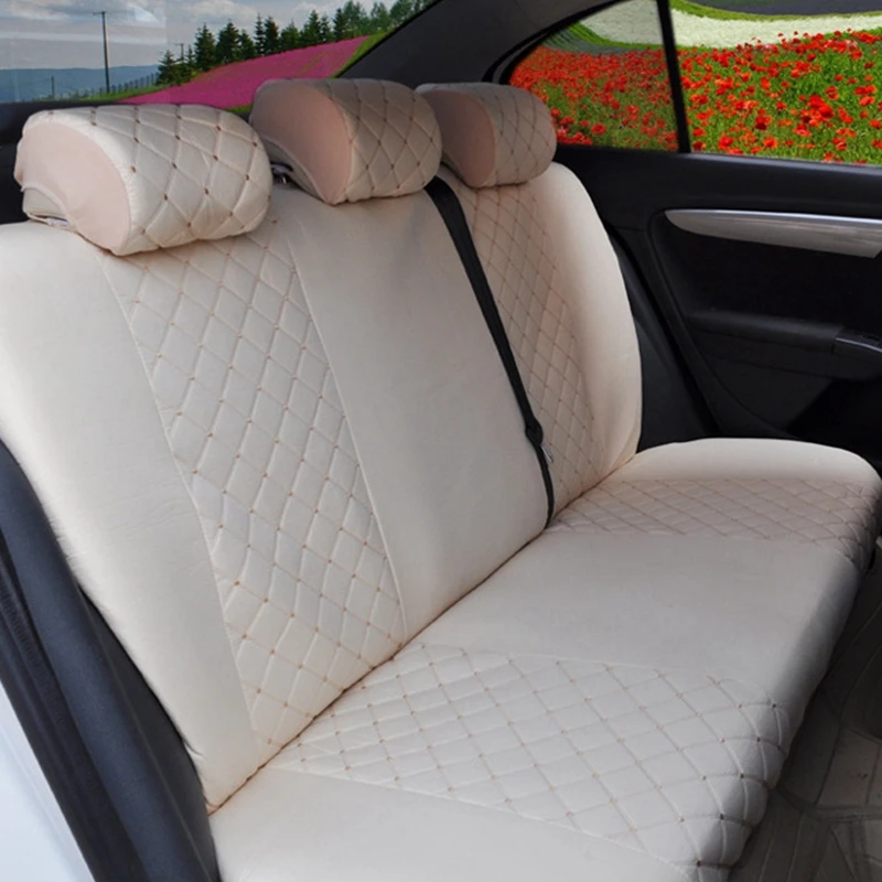 Роскошное заднее сиденье для bmw E46 E90 Audi A4 A8 KIA RIO lada kalina vw golf 4 5 6 7 opel|Чехлы на