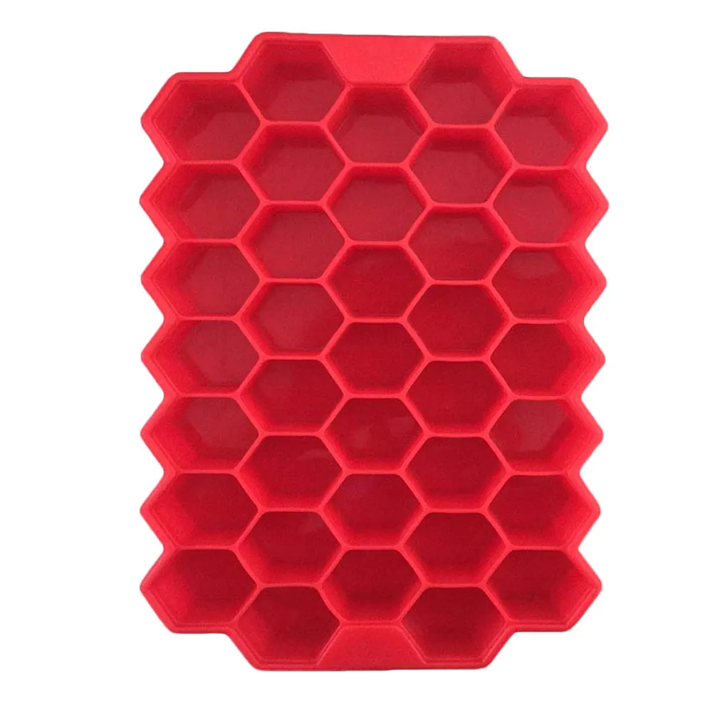 

Color Random 37 Ice Cubes Honeycomb Ice Cream Maker Form DIY Pops Mould Popsicle Molds Yogurt Ice Box Fridge Ice Cream Tools