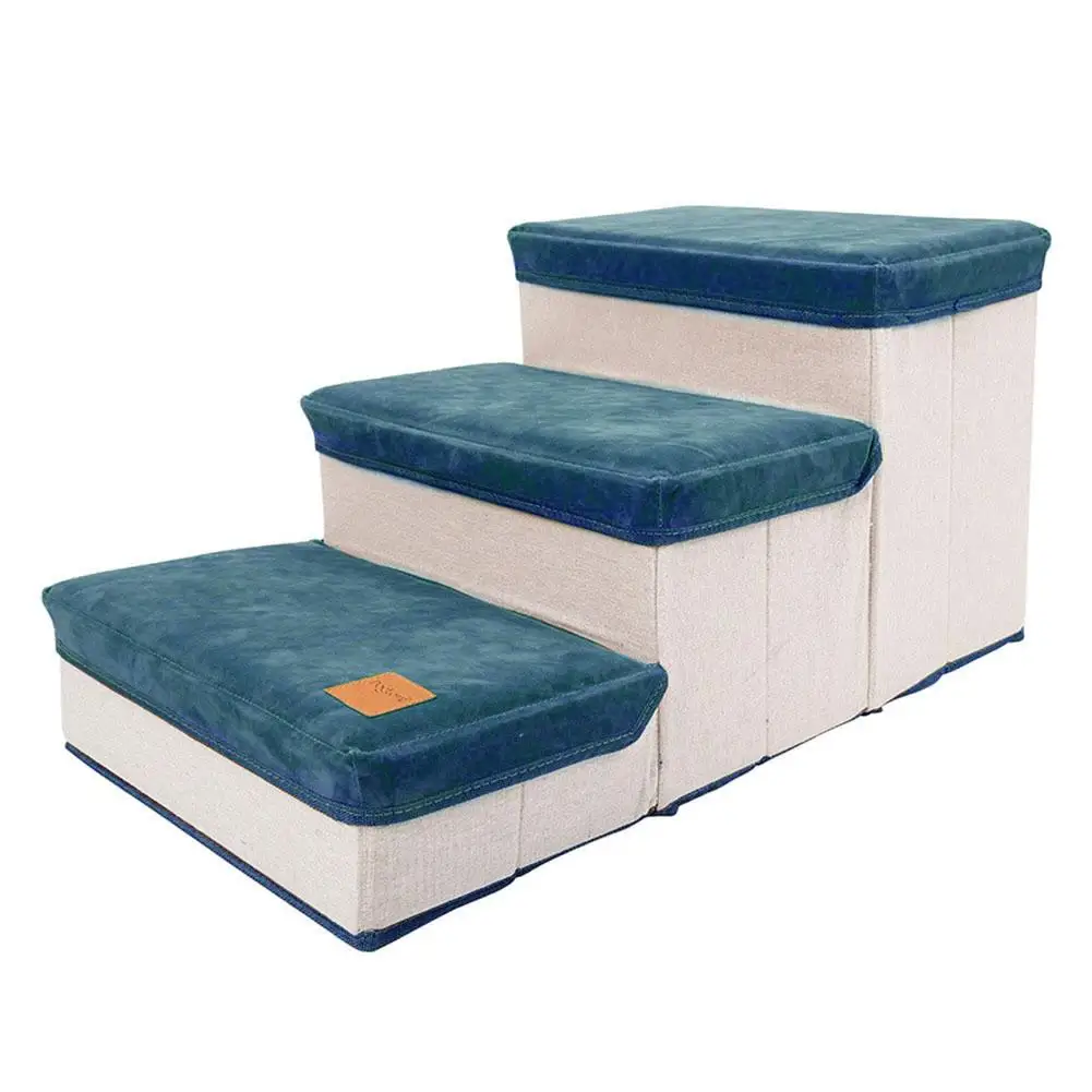 Para Cães Filhotes Até 55 Libras Dog Bed Escadas