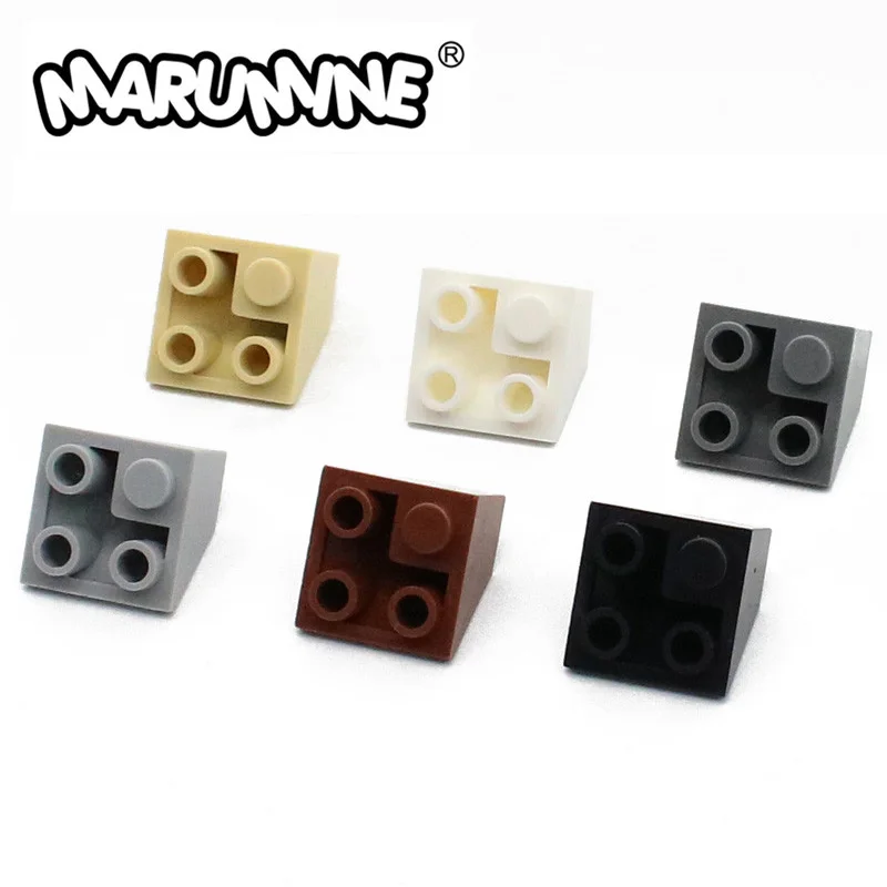 Marumine черепица кукурузы 45 2x2 инвертировать 3676 наклон кирпичики город строительные