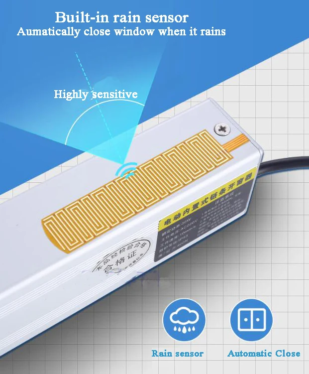 atuador motorizado clarabóia cego porão estufa janela